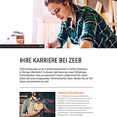 ZEEB-Karrierewebsite